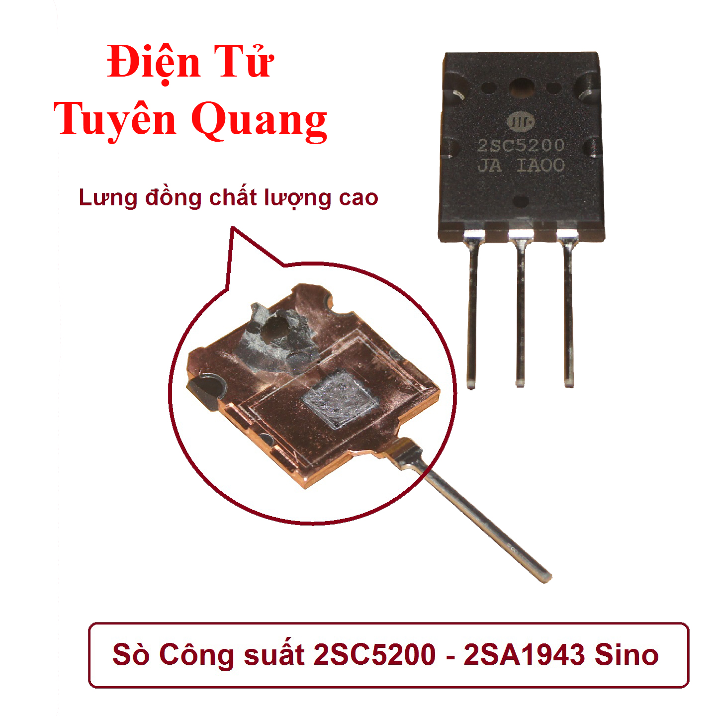 Sò công suất 2S5200 – 2SA1943 Chính hãng Sino